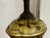Yellow Hand Painted Table Lamp, Vintage For Sale - Image 8 of 12
