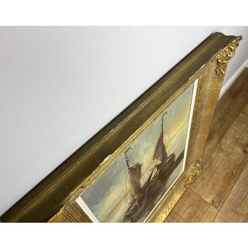 Coastal Boats, Oil, Framed For Sale - Image 13 of 17