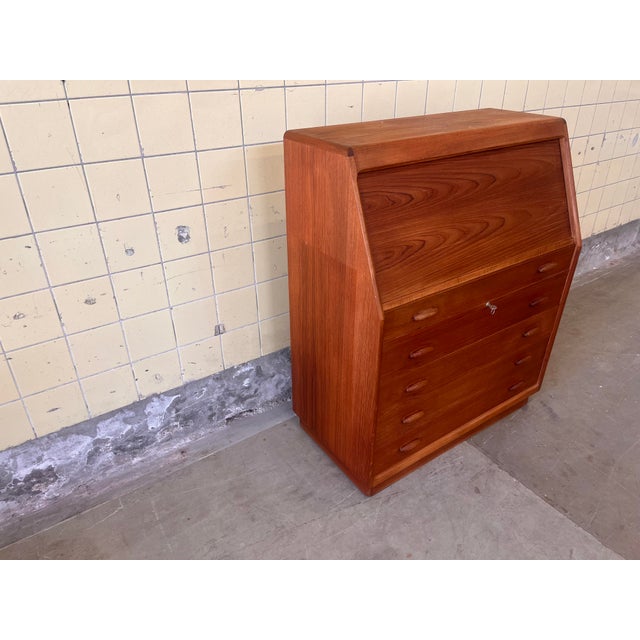 Teak Secretary from Dyrlund, 1960s For Sale - Image 3 of 14