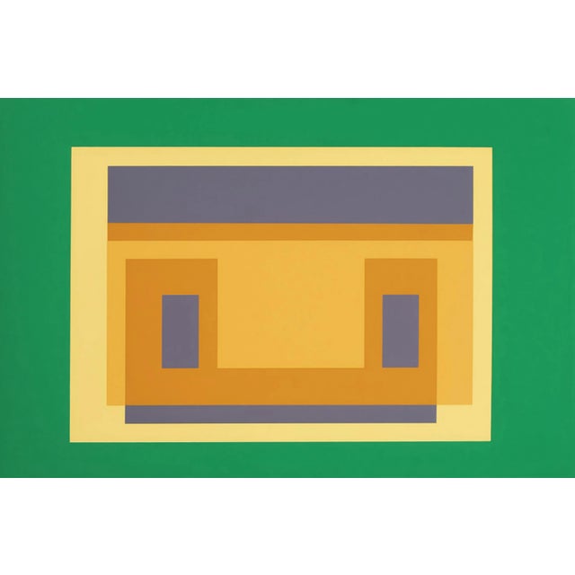 "Variant" serigraph by Josef Albers from the monumental "Formulation : Articulation" published by Harry N. Abrams and...