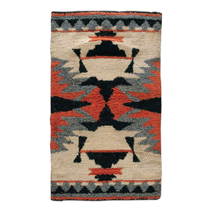 Sublime Tan Beige Color and Harmonic Desing Antique American Hooked Rug