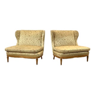 20th Century Wingback Loveseats After Paolo Buffa- a Pair For Sale