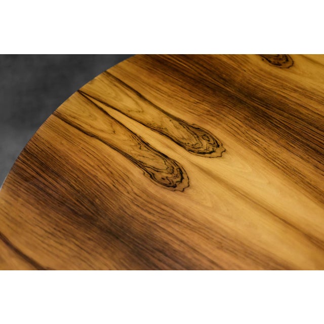 Vintage German Round Rosewood Coffee Table from Ilse Möbel, 1970s For Sale - Image 9 of 14
