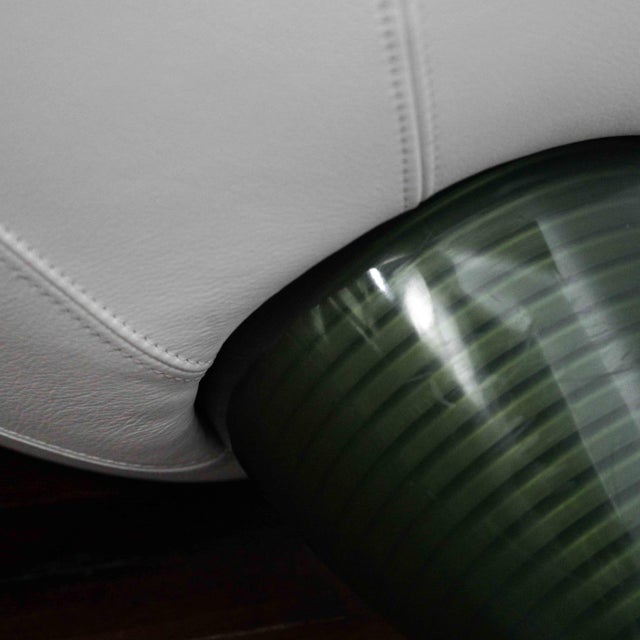 Hal Chair in White Leather by Marc Sadler for Cassina, 1990s For Sale - Image 18 of 18