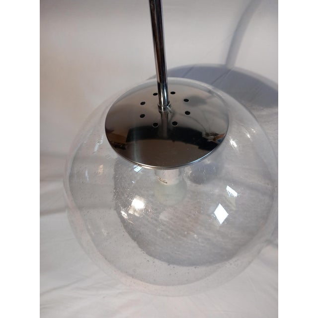 Large Bubble Glass Pendant Lamp from Glashütte Limburg, 1970s For Sale - Image 10 of 18