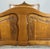 Vintage French Louis XVI Oak Double Bed Frame with Carved Headboard For Sale - Image 4 of 12