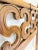 Transform your bedroom with this stunning Vintage Mid-Century Regency Serpentine King Size Headboard, a perfect blend of...