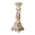Vintage Handcrafted Coastal Seashell Encrusted Wood Pedestal Candleholder For Sale