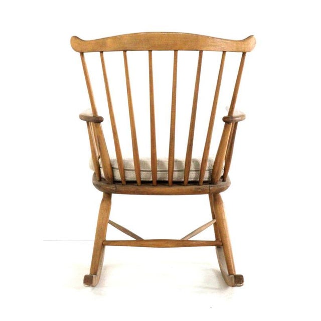 Rocking Chair by Børge Mogensen for FDB Møbler, 1960s For Sale - Image 14 of 16