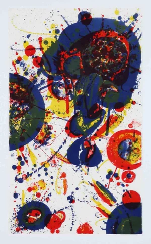Sam Francis, Tokyo Mon Amour, Lithograph, 1963