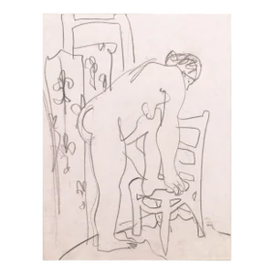 'Après Le Bain' by Victor Di Gesu, Paris, Louvre, Salon D'Automne, Académie Chaumière, San Francisco Art Association, Los Angeles County Museum of Art