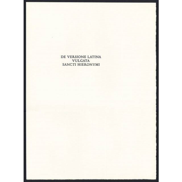 1967 Salvador Dalí Biblia Sacra Lithograph "Sanctus Hieronymus" (St. Jerome) For Sale In New York - Image 6 of 10