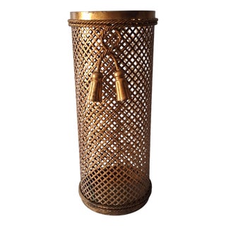 Vintage Hollywood Regency Style Umbrella Stand by Li Puma Florence, 1960s For Sale