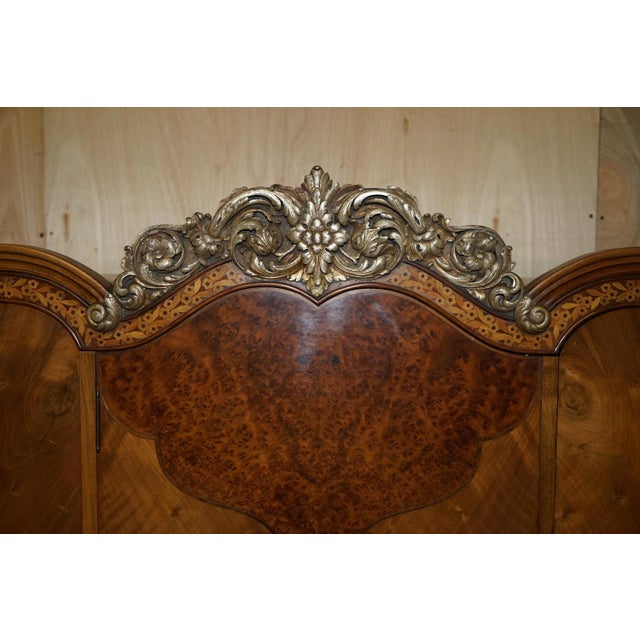 Vintage Burr Walnut Triple Wardrobe from Waring & Gillow For Sale - Image 5 of 18