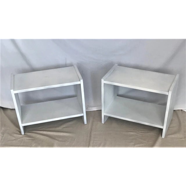 1960s 1960s Solid Pine Open Shelf Nightstands - a Pair For Sale - Image 5 of 5