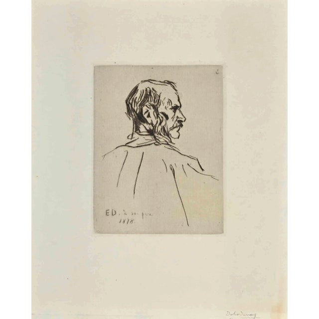 Portrait, Original Dryppoint, 1818 For Sale