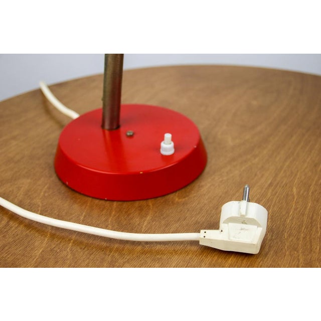 Green Adjustable Desk Lamps in Painted Green, Red and Yellow Metal and Chrome-Plated Spiral Arms from Tep, 1980s, Set of 3 For Sale - Image 8 of 16