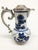 18th century blue and white porcelain and silver Chinese jug, Kangxi, 1662-1722 18th century blue and white porcelain...