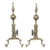 Late 18th Century Federal Period Steeple Top Andirons For Sale