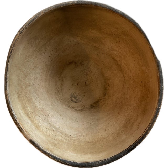 Early 20th-century Hopi (Hopi-Tewa) pottery bowl from First Mesa, Arizona, created in the Sikyatki Revival tradition....