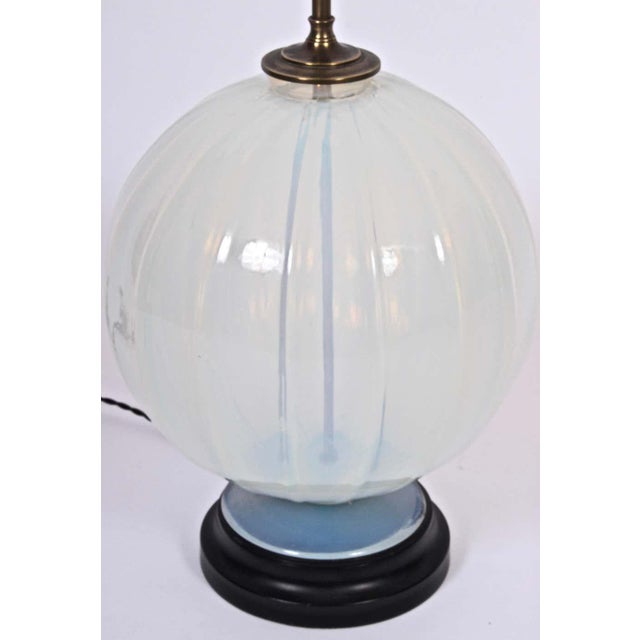 1930s 1930s Marius-Ernest Sabino Opalescent Glass Table Lamp For Sale - Image 5 of 8