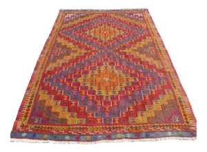 Vintage Turkish Kilim Area Rug