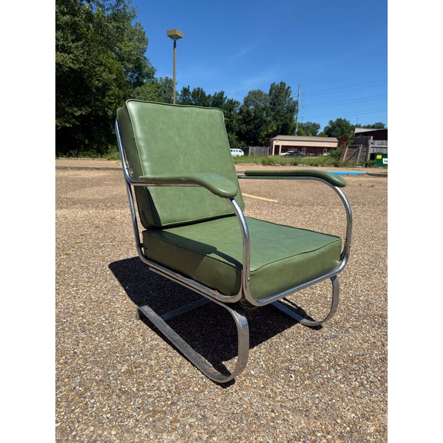 RARE FIND: 1930s Kem Weber “Springer” Lounge Chair Step back into the golden age of design with this iconic Springer...