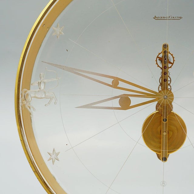 Metal Mid-Century Mantel Clock from Jaeger Le-Coultre, 1960s For Sale - Image 7 of 14