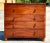 English Vintage Flame Mahogany Four-Drawer Chest For Sale - Image 3 of 12