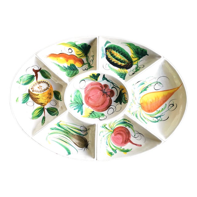 Mid-Century Ceramic Snack Bowl, Italy, 1950s For Sale