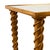 Victorian 1960s Schumacher Brass & Mirror Spiral Leg Side Table For Sale - Image 3 of 5