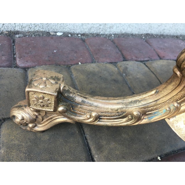 Brass & Wood Coat Stand, 1950s For Sale - Image 3 of 18