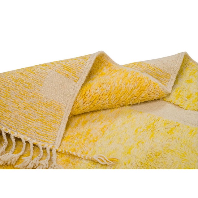 Early 21st Century Radiant Hand-Knotted Wool Rug by Azele Studio For Sale - Image 5 of 8