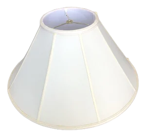 1990s Coolie Style Silk Floor Lamp Shade