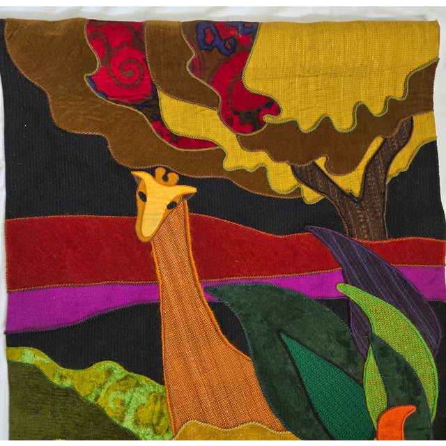 Vintage Helen Webber 1979 Limited Edition 20/100 Tapestries Jungle/on the Way to the Ark Piece 1 & 3 For Sale - Image 4 of 18