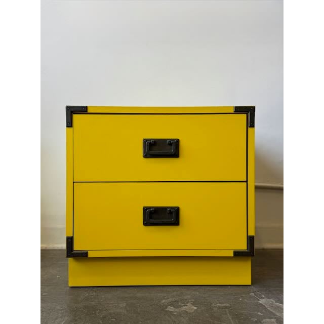 1960's Colormates Style Yellow Chest of Drawers For Sale - Image 9 of 13