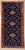 Antique hand-knotted runner from the Hamedan region of western Iran, featuring a repeating series of diamond-shaped...