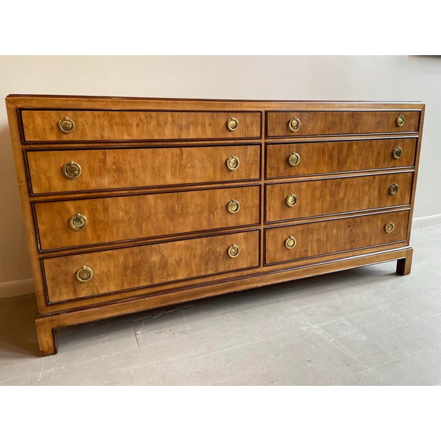1980s Vintage Wooden Drexel Heritage Dresser For Sale - Image 9 of 10