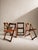 Set of 4 Mid-Century Modern Trieste Walnut-Stained Folding Chairs attributed to Aldo Jacober for Alberto Bazzani, 1960s, Set of 4 For Sale - Image 9 of 9