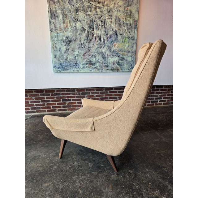 Adrian Pearsall Style Highback Chair MCM Vintage For Sale - Image 6 of 12