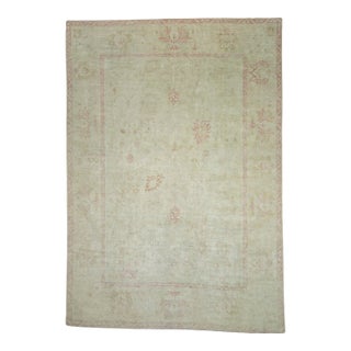 Turkish Oushak Rug 9'10" x 14'2" #18553 For Sale