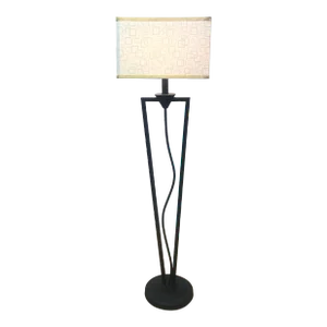 Vintage Squiggle Iron Floor Lamp