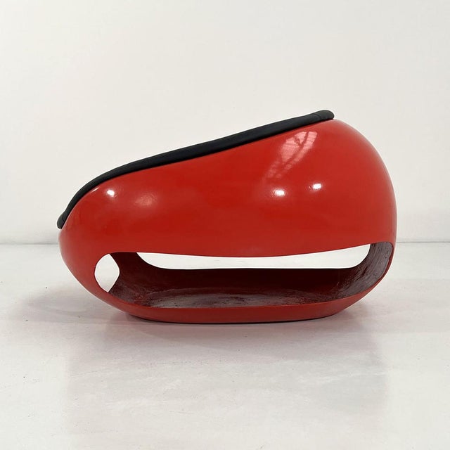 Mid-Century Modern Fiberglass Pod Lounge Chair from Mario Sabot, 1960s For Sale - Image 3 of 12