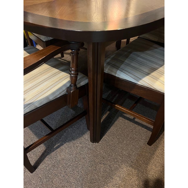 1960s Lane Tower Suite Collection Table With Chairs - Set of 7 For Sale - Image 11 of 11