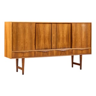 e.w. Bach for Sejling Mid Century Danish Rosewood Credenza For Sale
