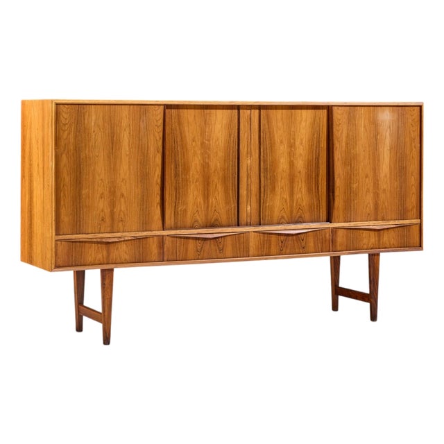 e.w. Bach for Sejling Mid Century Danish Rosewood Credenza For Sale