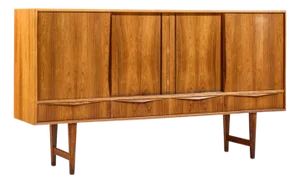 e.w. Bach for Sejling Mid Century Danish Rosewood Credenza
