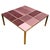 Not Yet Made - Made To Order Coffee Table with Brass Frame and Cartier Red Murano Glass from Justfurnituress SRL For Sale - Image 5 of 5