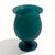 Sumptuous Frosted Shades of Jade Glass Vase Curation - Group of 3 For Sale - Image 13 of 17