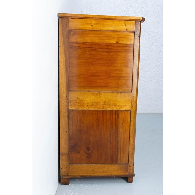 19th Century Buffet Secretaire in Cherry, France, 1890s For Sale - Image 4 of 18